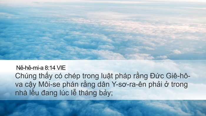 Nê-hê-mi-a 8:14 VIE Bible Verse Image