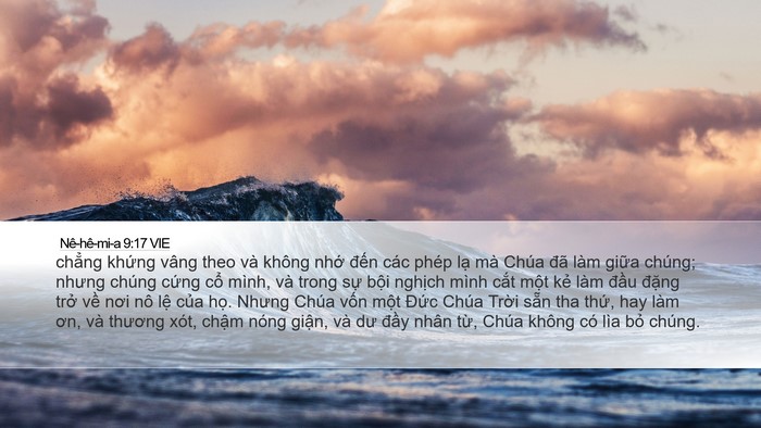 Nê-hê-mi-a 9:17 VIE Bible Verse Image