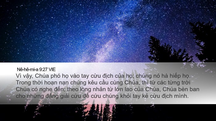 Nê-hê-mi-a 9:27 VIE Bible Verse Image