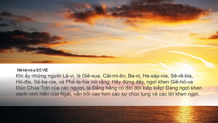 Nê-hê-mi-a 9:5 VIE Bible Verse Image