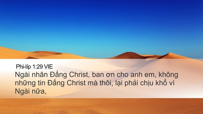 Phi-líp 1:29 VIE Bible Verse Image