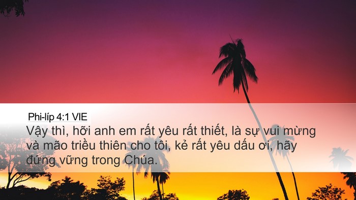 Phi-líp 4:1 VIE Bible Verse Image