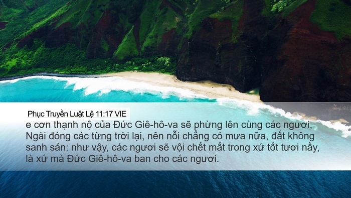 Phục Truyền Luật Lệ 11:17 VIE Desktop Wallpaper - e cơn thạnh nộ của Đức Giê-hô-va sẽ - Desktop Bible Verse Wallpaper