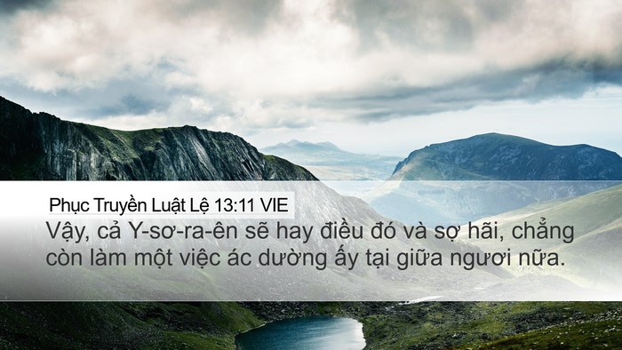 Phục Truyền Luật Lệ 13:11 VIE Bible Verse Image