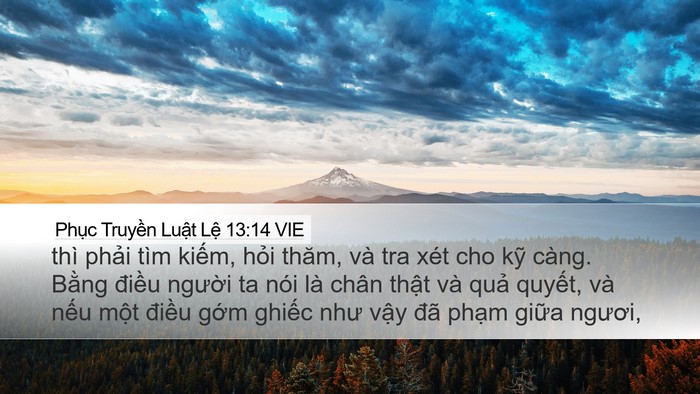 Phục Truyền Luật Lệ 13:14 VIE Bible Verse Image