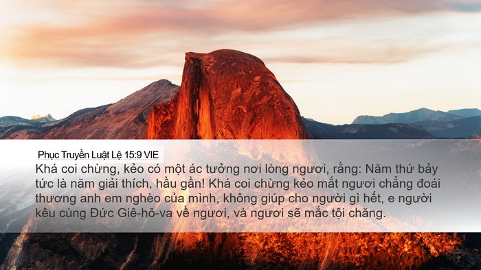 Phục Truyền Luật Lệ 15:9 VIE Bible Verse Image