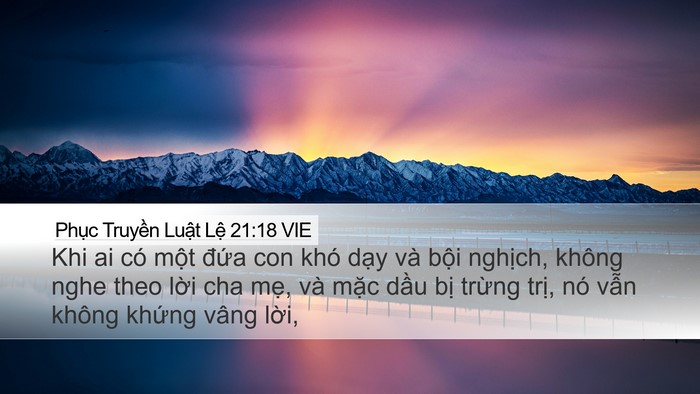 Phục Truyền Luật Lệ 21:18 VIE Bible Verse Image