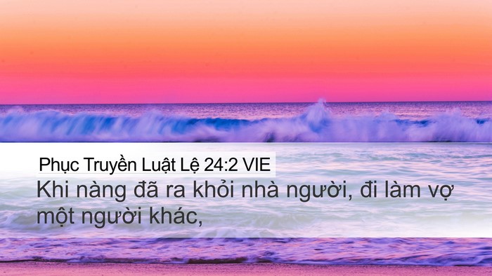 Phục Truyền Luật Lệ 24:2 VIE Desktop Wallpaper - Khi nàng đã ra khỏi nhà người, đi làm - Desktop Bible Verse Wallpaper