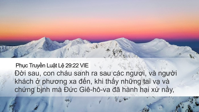 Phục Truyền Luật Lệ 29:22 VIE Bible Verse Image