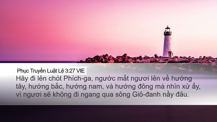 Phục Truyền Luật Lệ 3:27 VIE Bible Verse Image