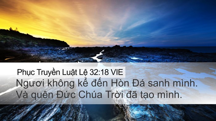 Phục Truyền Luật Lệ 32:18 VIE Bible Verse Image