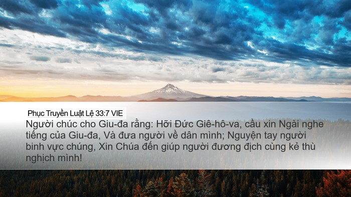 Phục Truyền Luật Lệ 33:7 VIE Bible Verse Image