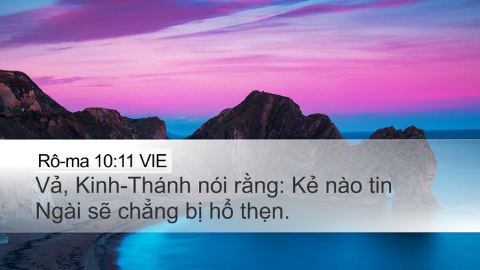 Rô-ma 10:11 VIE Bible Verse Image