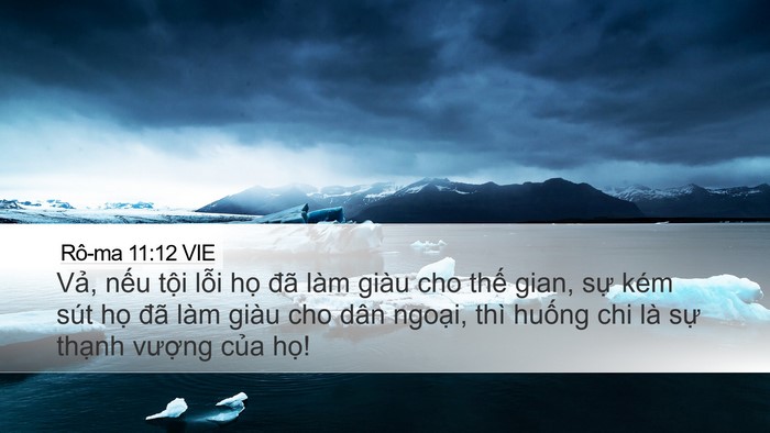 Rô-ma 11:12 VIE Bible Verse Image