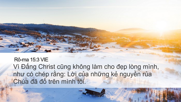Rô-ma 15:3 VIE Bible Verse Image