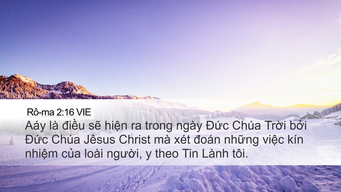 Rô-ma 2:16 VIE Bible Verse Image