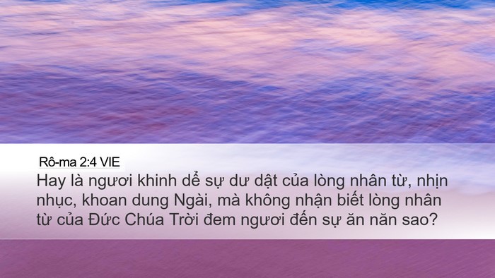 Rô-ma 2:4 VIE Bible Verse Image