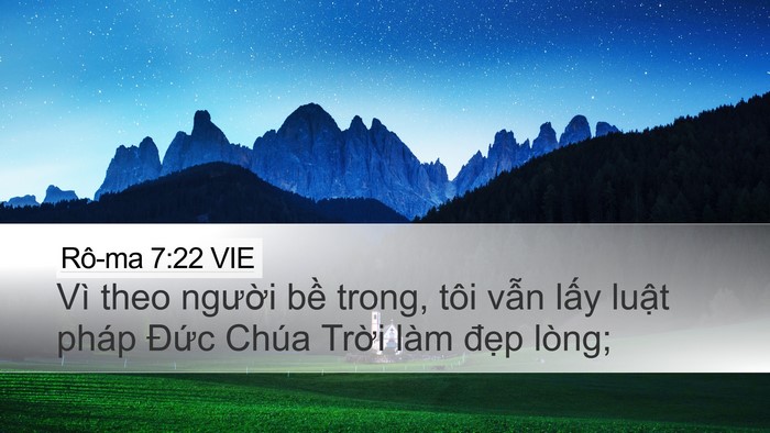 Rô-ma 7:22 VIE Bible Verse Image