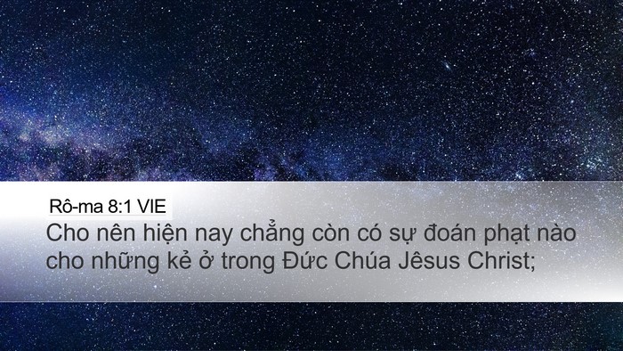 Rô-ma 8:1 VIE Bible Verse Image