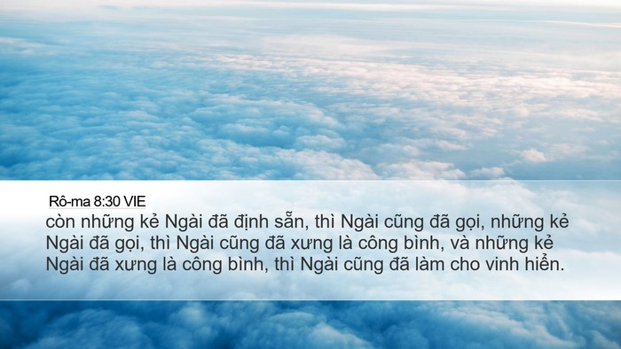 Rô-ma 8:30 VIE Bible Verse Image
