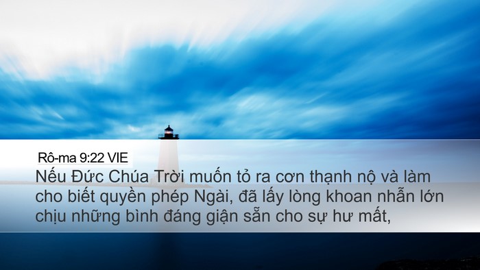 Rô-ma 9:22 VIE Bible Verse Image