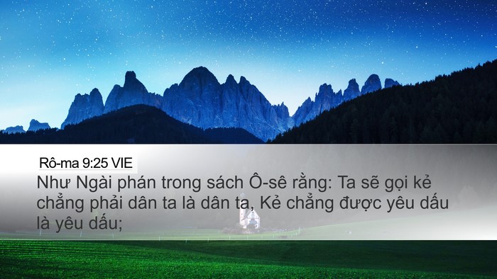Rô-ma 9:25 VIE Bible Verse Image