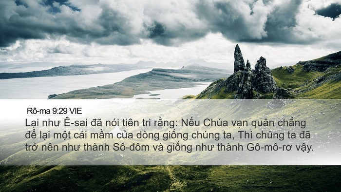 Rô-ma 9:29 VIE Bible Verse Image