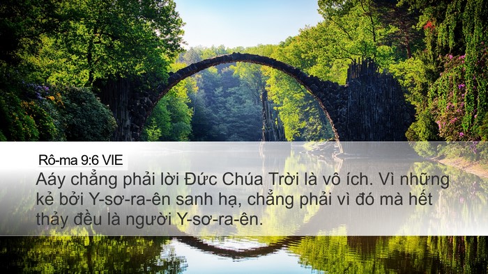 Rô-ma 9:6 VIE Bible Verse Image