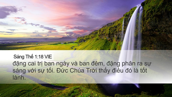Sáng Thế 1:18 VIE Bible Verse Image