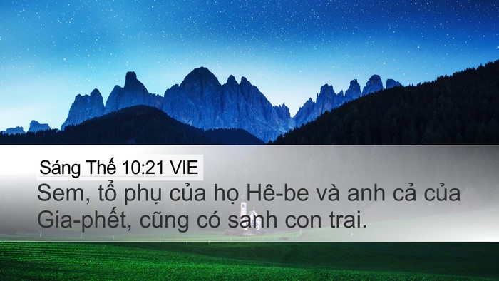 Sáng Thế 10:21 VIE Bible Verse Image