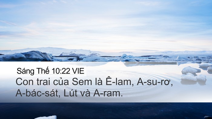 Sáng Thế 10:22 VIE Bible Verse Image