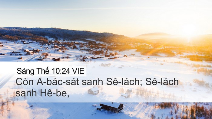 Sáng Thế 10:24 VIE Bible Verse Image