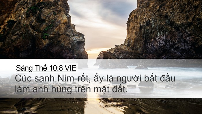 Sáng Thế 10:8 VIE Bible Verse Image