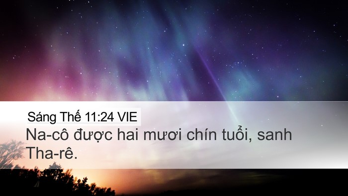 Sáng Thế 11:24 VIE Bible Verse Image