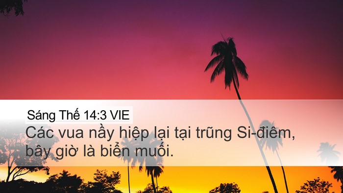 Sáng Thế 14:3 VIE Bible Verse Image