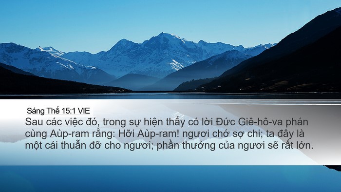 Sáng Thế 15:1 VIE Bible Verse Image