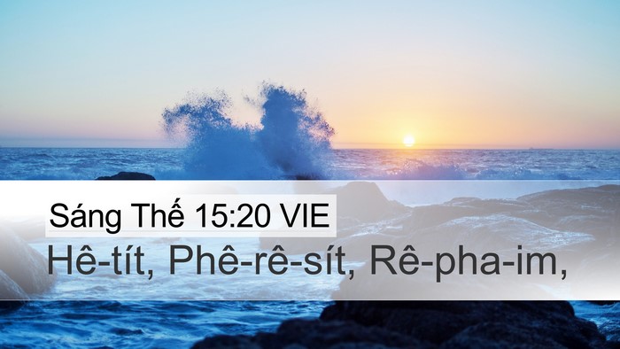 Sáng Thế 15:20 VIE Bible Verse Image