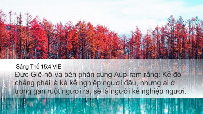 Sáng Thế 15:4 VIE Bible Verse Image