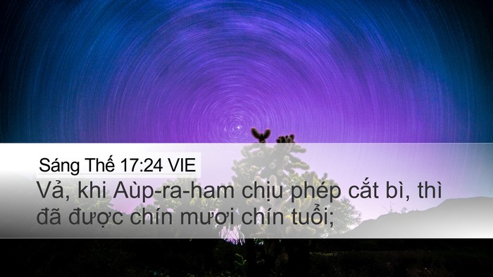 Sáng Thế 17:24 VIE Bible Verse Image