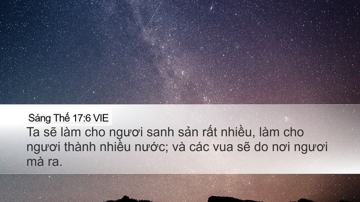 Sáng Thế 17:6 VIE Bible Verse Image