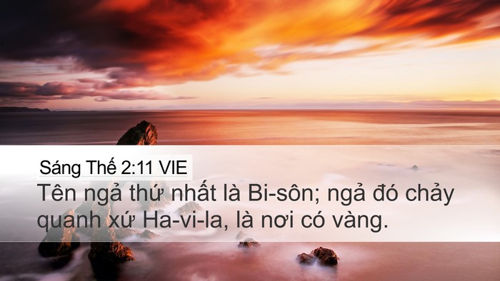 Sáng Thế 2:11 VIE Bible Verse Image