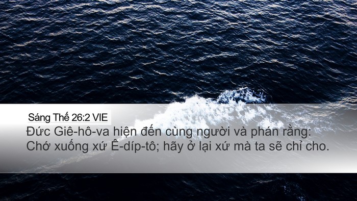 Sáng Thế 26:2 VIE Bible Verse Image