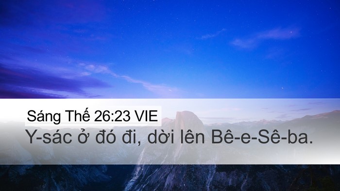 Sáng Thế 26:23 VIE Bible Verse Image