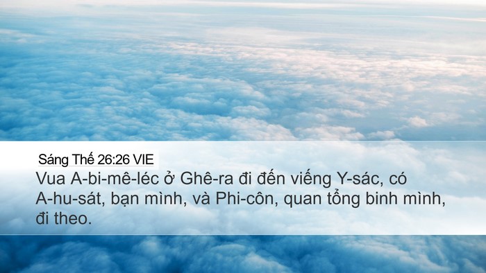 Sáng Thế 26:26 VIE Bible Verse Image