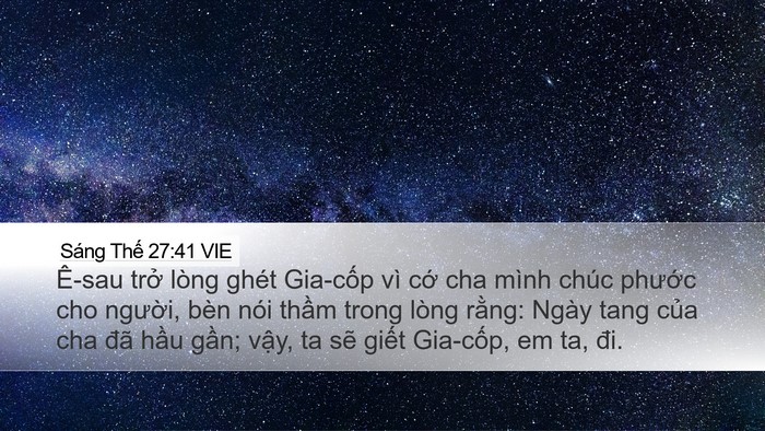 Sáng Thế 27:41 VIE Bible Verse Image