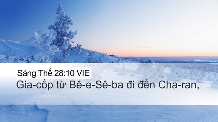 Sáng Thế 28:10 VIE Bible Verse Image