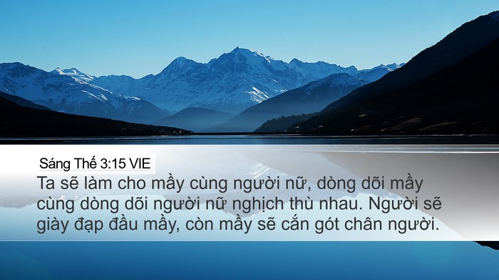 Sáng Thế 3:15 VIE Bible Verse Image