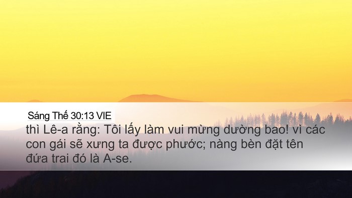 Sáng Thế 30:13 VIE Bible Verse Image