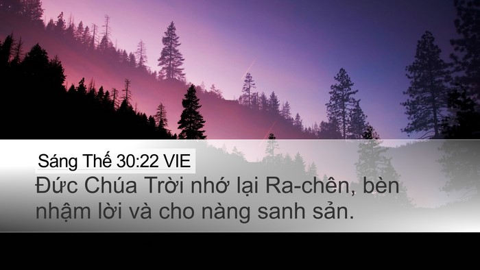Sáng Thế 30:22 VIE Bible Verse Image