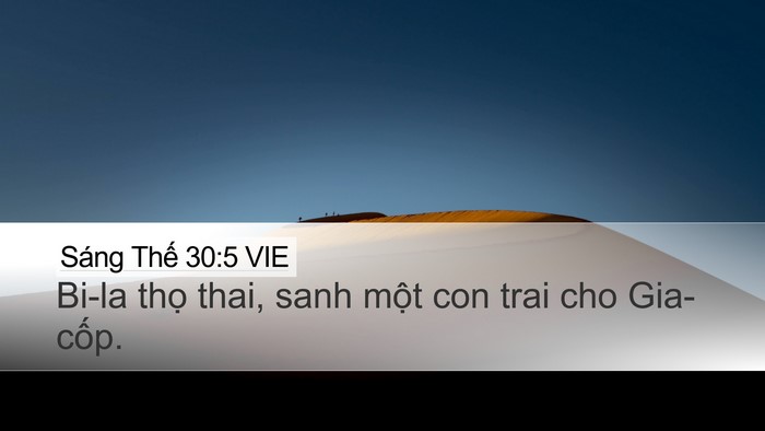 Sáng Thế 30:5 VIE Bible Verse Image